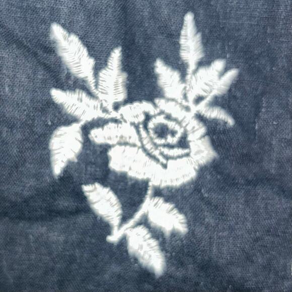 Abercrombie & Fitch Black Embroidered Mini Dress – Size XST - Picture 11 of 15